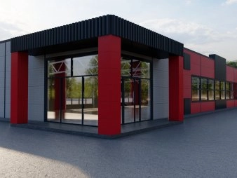 Магазин из сэндвич-панелей