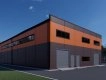 3D визуализация СТО из сэндвич панелей