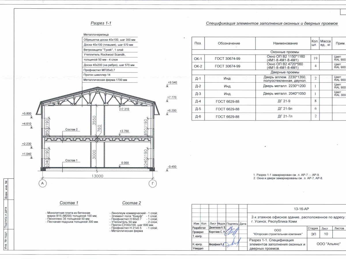 Планировка Офис из сэндвич-панелей -  фото 7