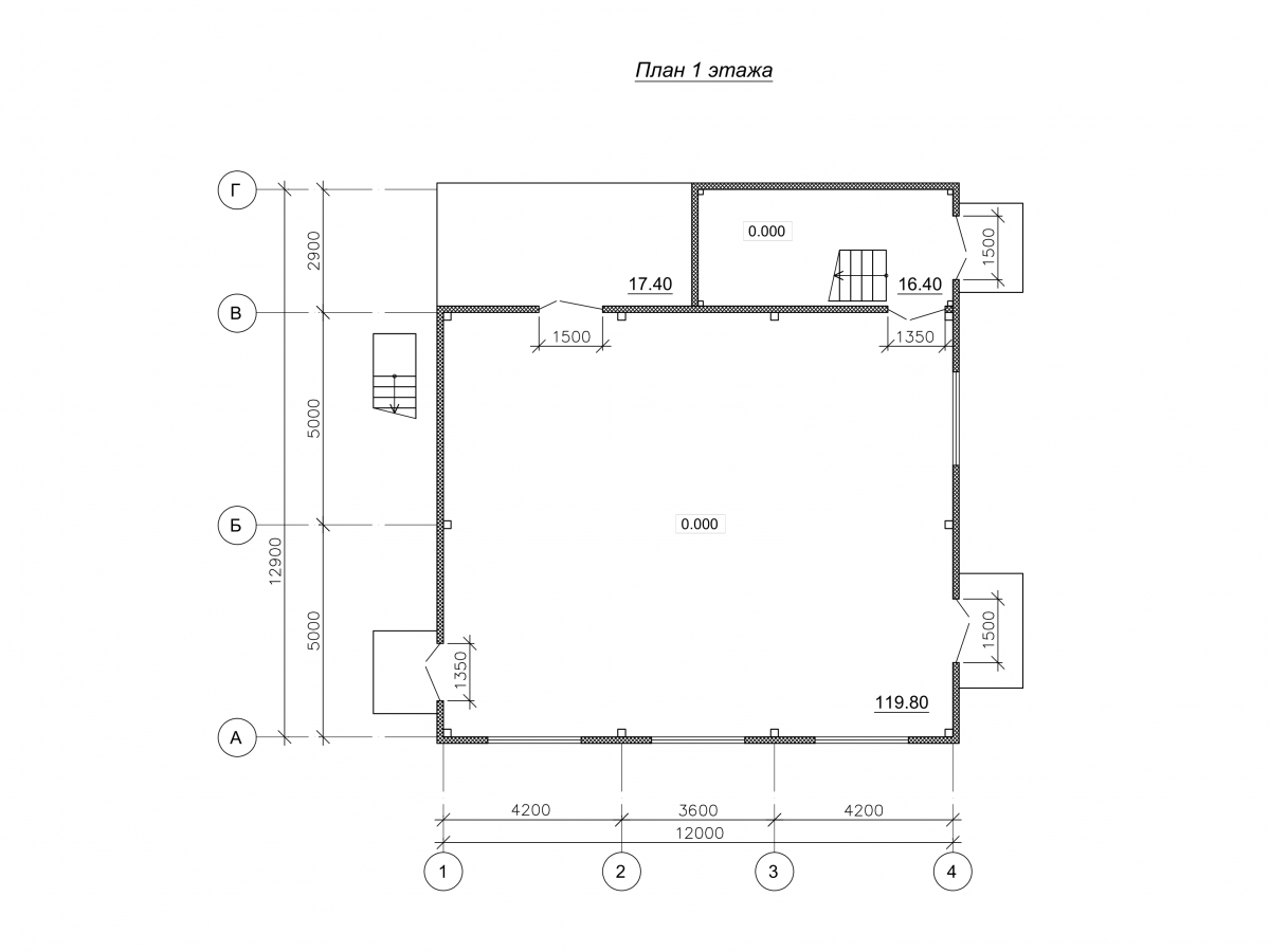 Планировка Магазин из сэндвич-панелей -  фото 1