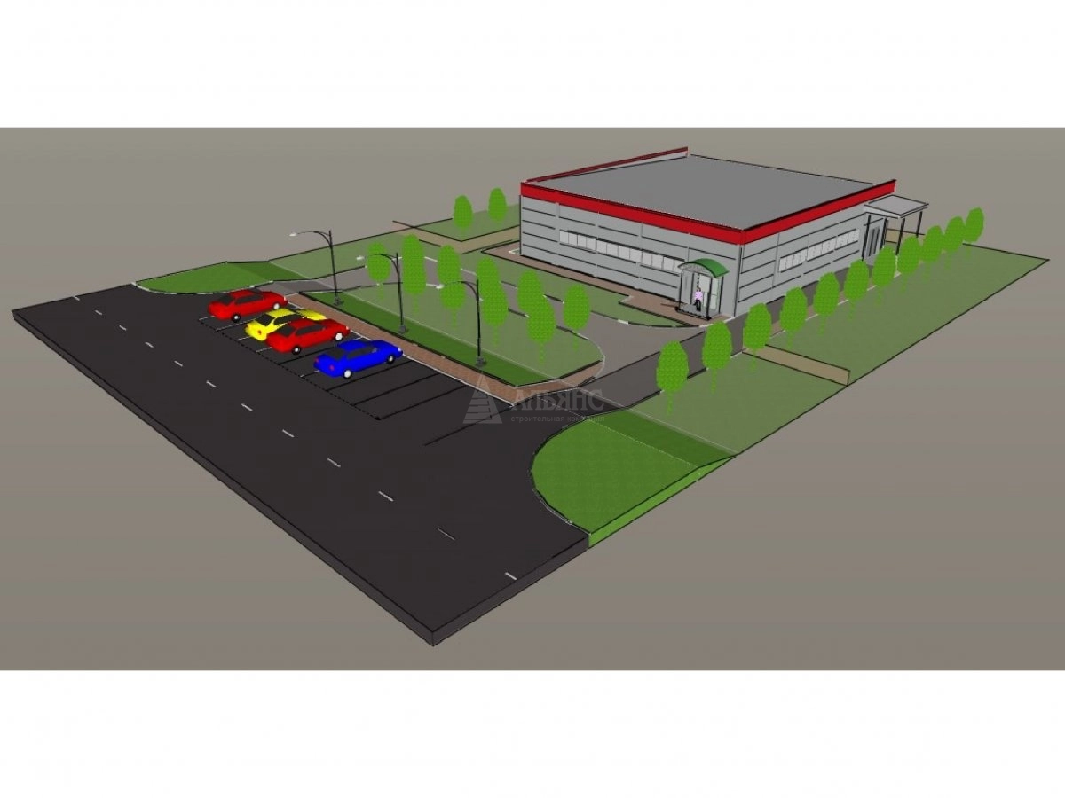 3D визуализация Магазин из сэндвич-панелей - фото 9